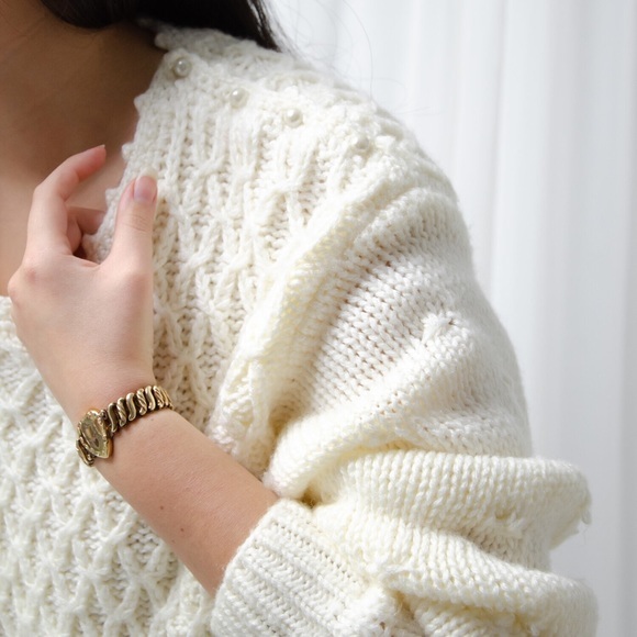 Pearl Detail Sweaters
